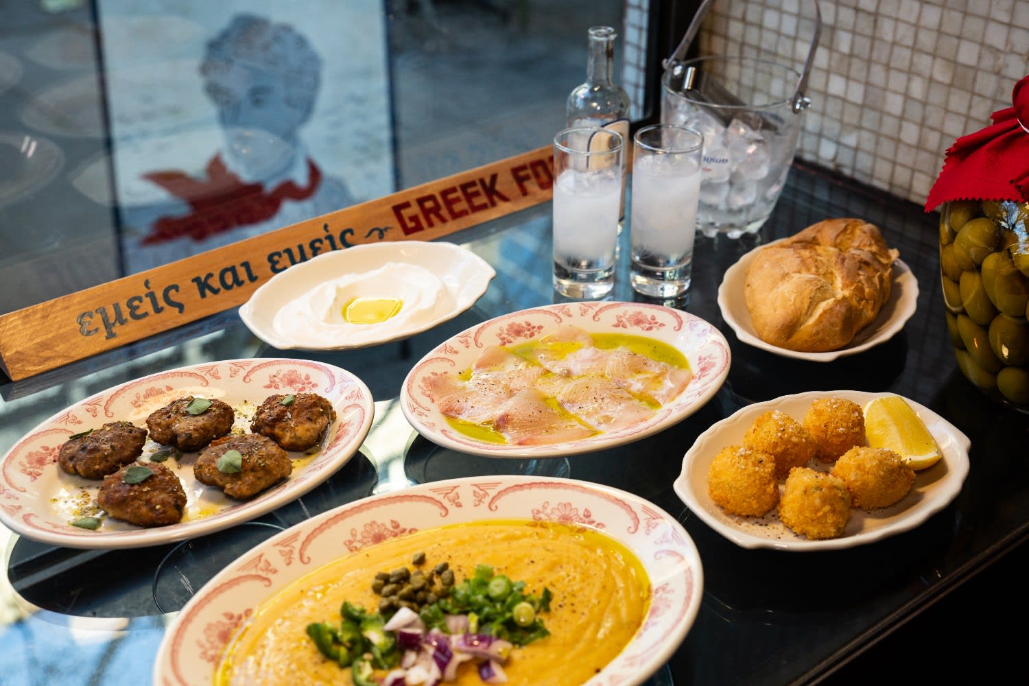 Kafeneion, a low-key Greek restaurant at the top end of Bourke Street.